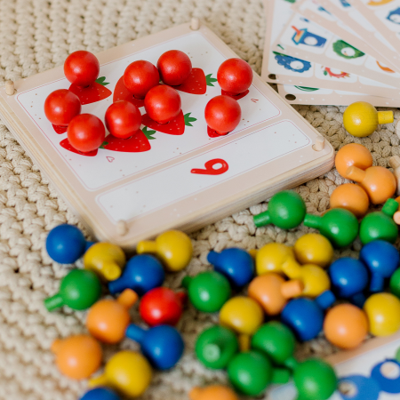 Мозаика Макси  "Изучаем цифры, буквы, цвет"