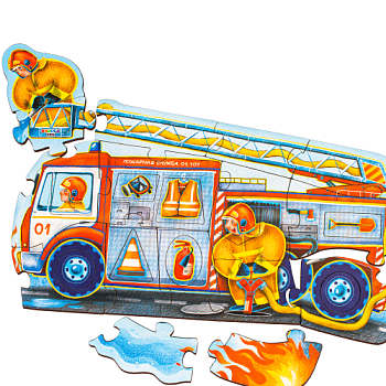 Пазл Пожарная Машина