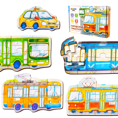 Пазл Городской Транспорт