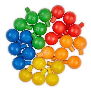 Фишки шарики комплект 25 шт